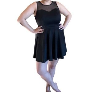Snap size large little black dress